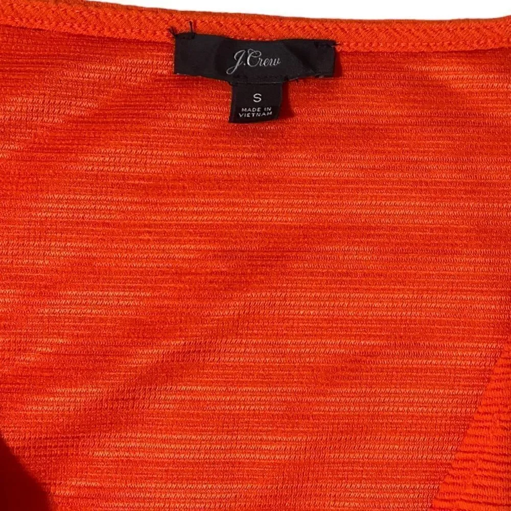 J. Crew textured tie front tank top vest